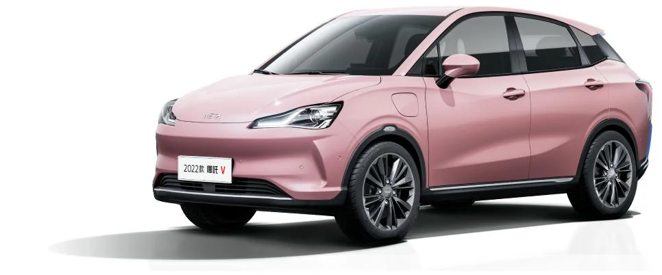 New EV SUV Pure Electric Car Neta V 2022 Tide 300km Ternary Lithium in Stock Nezha V with Battery Preheat