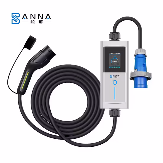 16A 유형 1 SAE J1772 전기 자동차용 휴대용 EV 충전기